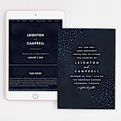 "Celestial" - Wedding Website in Night Sky by Carly Reed Walker - Match Your Stationery