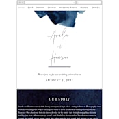 "Plain and Simple" - Wedding Website in Sapphire by Chris Griffith - Mobile Layout