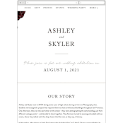 "floral corner" - Wedding Website in Marsala by Cass Loh - Guest Management