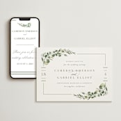 "Ensconce" - Wedding Website in Leaf by Kristie Kern - Match Your Stationery