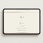 "together" - Wedding Website in Cream Puff by Pixel and Hank - Desktop Design