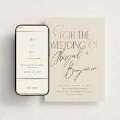 "together" - Wedding Website in Cream Puff by Pixel and Hank - Match Your Stationery