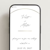 "Encircled Love" - Wedding Website in Silk by Kelly Schmidt - Mobile Layout