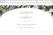 "Garden at Blue Hill" - Wedding Website in Meadow by Jennifer Wick - Desktop Design