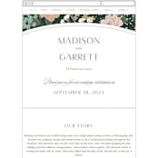 "Garden at Blue Hill" - Wedding Website in Meadow by Jennifer Wick - Mobile Layout
