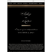 "Formal" - Wedding Website in Onyx by Jessica Williams - Guest Management