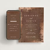 "Woodland Hills" - Wedding Website in Copper by Eric Clegg - Match Your Stationery