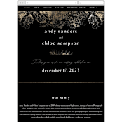 "fairytale dust" - Wedding Website in Midnight by Phrosné Barwood - Guest Management