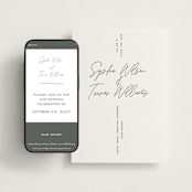 "terrace" - Wedding Website in Pewter by Owl and Toad - Match Your Stationery