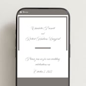 "Lowcountry" - Wedding Website in Graphite by Megan Davis - Mobile Layout