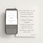 "Lowcountry" - Wedding Website in Graphite by Megan Davis - Match Your Stationery
