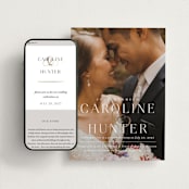 "Entwine" - Wedding Website in Pearl by Jennifer Postorino - Match Your Stationery