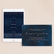 "tiny dots" - Wedding Website in Sapphire by Erin Deegan - Match Your Stationery