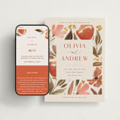 "Giardino" - Wedding Website in Saffron by Vera Lim - Match Your Stationery