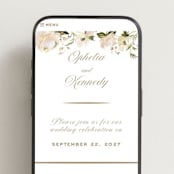 "Felicity" - Wedding Website in Pearl by Leah Bisch - Mobile Layout