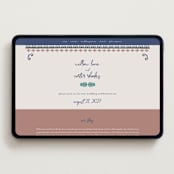 "Vase" - Wedding Website in Neptune by Kelly Watkins - Desktop Design
