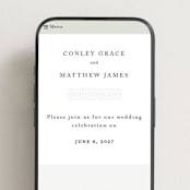 "Conley" - Wedding Website in Leaf by Kristie Kern - Mobile Layout
