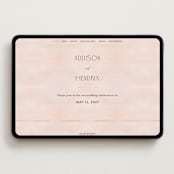 "First light" - Wedding Website in Blush by Itsy Belle Studio - Desktop Design