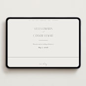 "Unity" - Wedding Website in Porcelain by Jennifer Postorino - Desktop Design