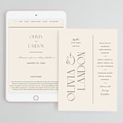 "The Manor" - Wedding Website in Buff by Pixel and Hank - Match Your Stationery