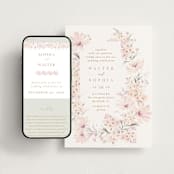 "kosmos" - Wedding Website in Cotton Candy by Phrosné Barwood - Match Your Stationery