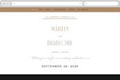 "Encapsulated" - Wedding Website in Black Tie by Hooray Creative - Desktop Design