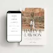 "Photographie" - Wedding Website in Noir by Christie Garcia - Match Your Stationery