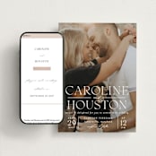 "Getaway" - Wedding Website in Snow by Erin L. Wilson - Match Your Stationery