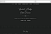 "schiacciata" - Wedding Website in Black Dahlia by chocomocacino - Desktop Design