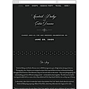 "schiacciata" - Wedding Website in Black Dahlia by chocomocacino - Mobile Layout