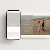 "Overlay" - Wedding Website in Dove by Meggy Masters - Match Your Stationery