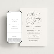 "scamorza" - Wedding Website in Pearl by chocomocacino - Match Your Stationery