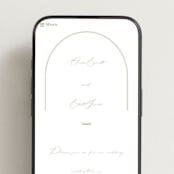 "Amelia" - Wedding Website in Olive by Kristie Kern - Mobile Layout