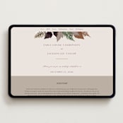 "Autumnal" - Wedding Website in Natural by Alethea and Ruth - Desktop Design