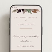 "Autumnal" - Wedding Website in Natural by Alethea and Ruth - Mobile Layout