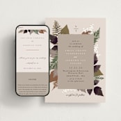 "Autumnal" - Wedding Website in Natural by Alethea and Ruth - Match Your Stationery