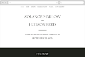 "Carino" - Wedding Website in Brise by Pati Cascino - Desktop Design