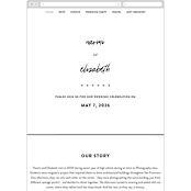 "Allure" - Wedding Website in Cloud by JoAnn Jinks - Mobile Layout