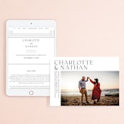"contemporary photo" - Wedding Website in Cloud by Erin Deegan - Match Your Stationery