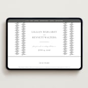 "Charleston" - Wedding Website in Fog by Megan Davis - Desktop Design