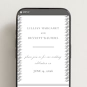 "Charleston" - Wedding Website in Fog by Megan Davis - Mobile Layout