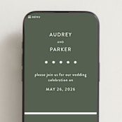 "Highlights" - Wedding Website in Forest by Jackie Crawford - Mobile Layout