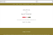 "Wild Roses" - Wedding Website in Bush by Sumak Studio - Desktop Design