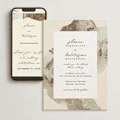 "Organic Elegance" - Wedding Website in Sand by Carrie Moradi - Match Your Stationery
