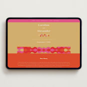 "Pop love" - Wedding Website in New York by Bethania Lima - Desktop Design