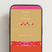 "Pop love" - Wedding Website in New York by Bethania Lima - Mobile Layout
