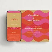 "Pop love" - Wedding Website in New York by Bethania Lima - Match Your Stationery