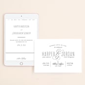 "Scripted Ampersand" - Wedding Website in Classic by Roxy Cervantes - Match Your Stationery
