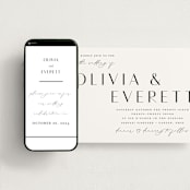 "Modern Classic Names" - Wedding Website in Onyx by Emily Betts - Match Your Stationery