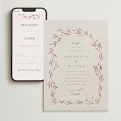 "Lennox" - Wedding Website in Harvest by Kristie Kern - Match Your Stationery